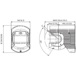 DETECTOR LASER REDSCAN CU CAMERA, DETECTIE 30X60 M