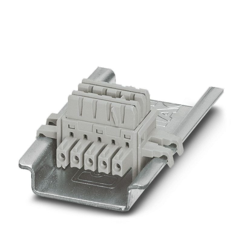 ME 6,2 TBUS-2 1,5/5-ST-3,81 GY DIN rail bus connector