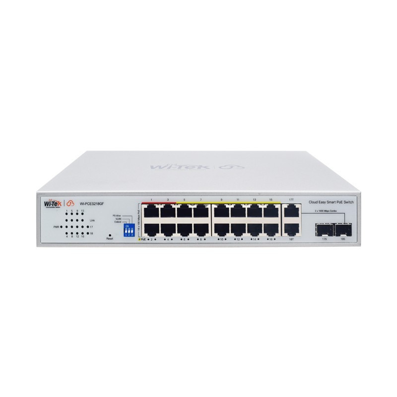 WI-PCES218GF Easy Smart Cloud PoE Switch