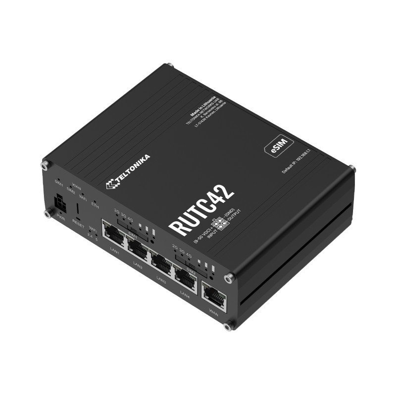RUTC42 DUAL MODEM EDGE ROUTER