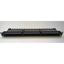 Patch Panel 19" 24xRJ45 Cat5e