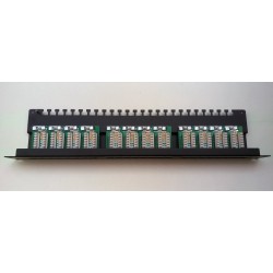 Patch Panel 19" 24xRJ45 Cat5e