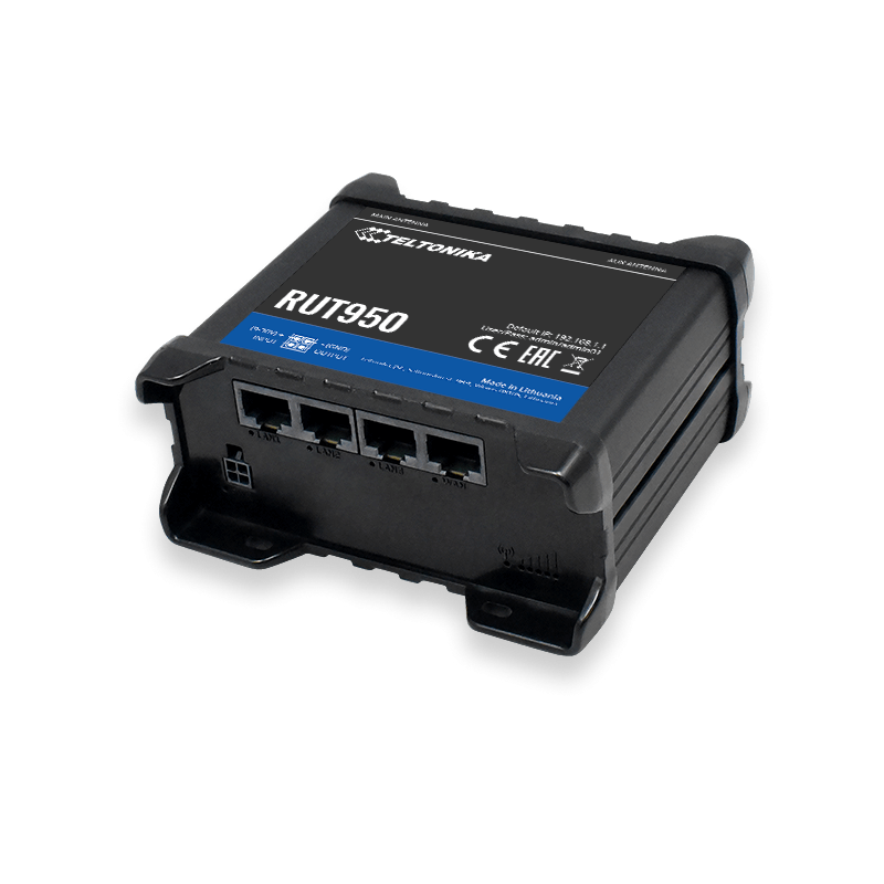 RUT950 Router dual SIM industrial 4G/LTE și WiFi