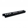 Cable management panel 1U 24 spaces