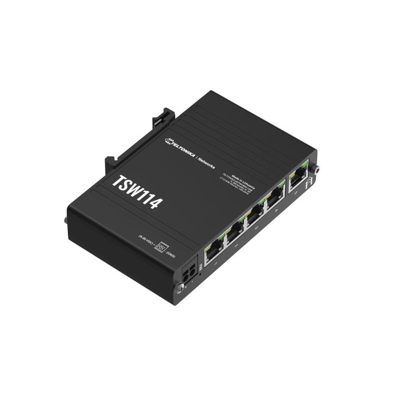 TSW114 Gigabit Din Rail Switch