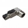 Mufa RJ45 90gr Cat6 STP auto taiere