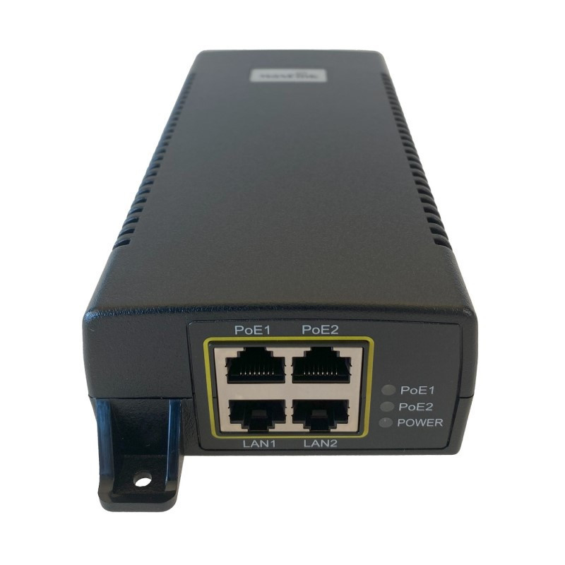 PI60W2x2 PoE injector 802.3af/at