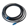 Fiber optic outdoor patch cord LC-LC upc Singlemode duplex AA-I