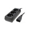 Adaptor UPS IEC C14 la Socket 3 port