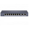 SWITCH 10 PORTURI, 8XPOE, 2XGIGABIT RJ45