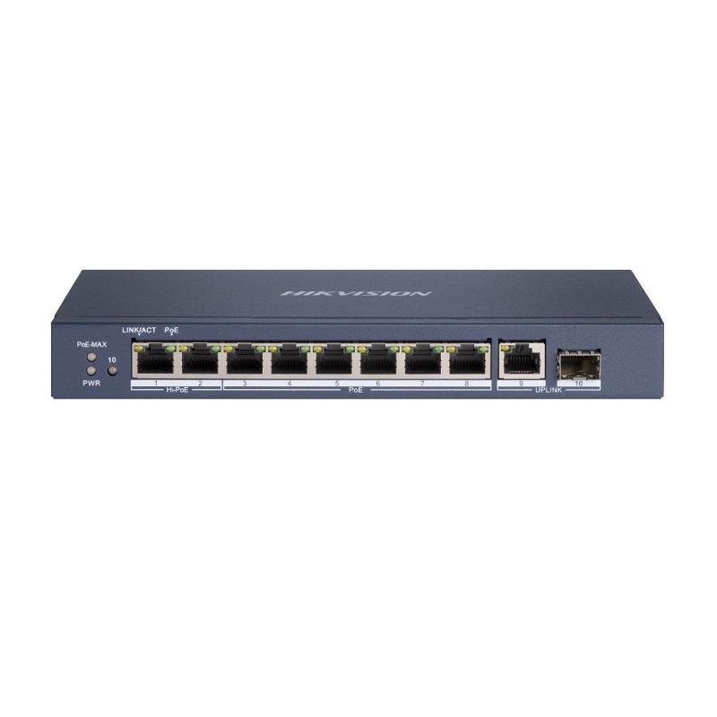 SWITCH 6 X POE, 2 X HPOE, 1 X SFP
