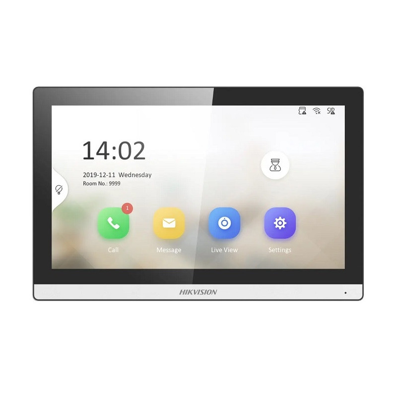 MONITOR 7", 1024X600, 8 INTRARI ALARMA, POE