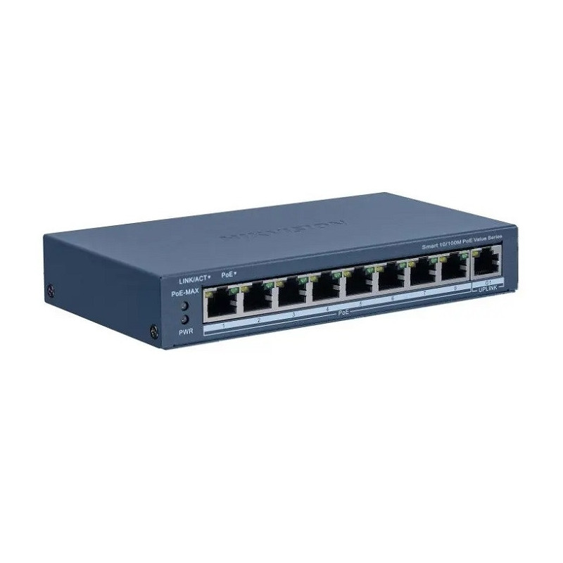SWITCH CU 8 PORTURI POE, 1 PORT GIGABIT RJ45