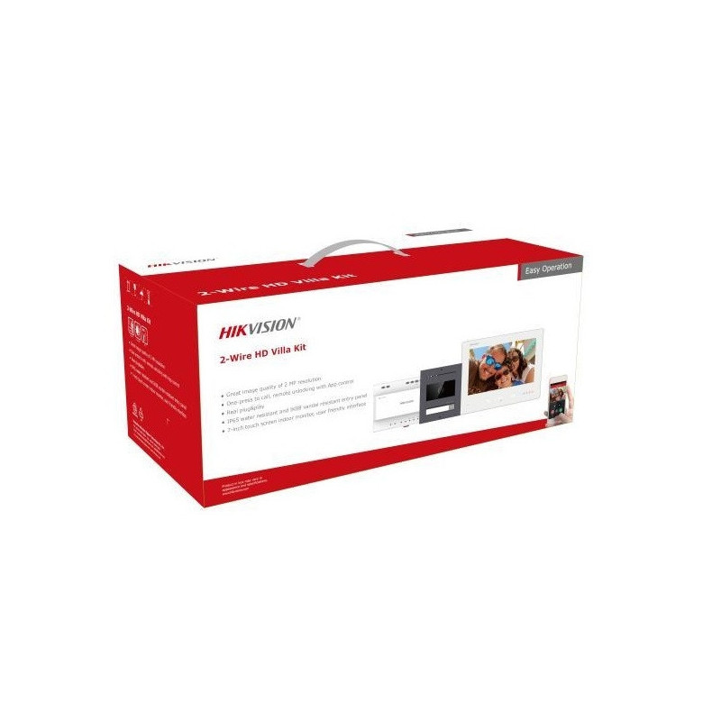 KIT VIDEOINTERFONIE IP, POST EXT. SI RAMA ALUMINIU