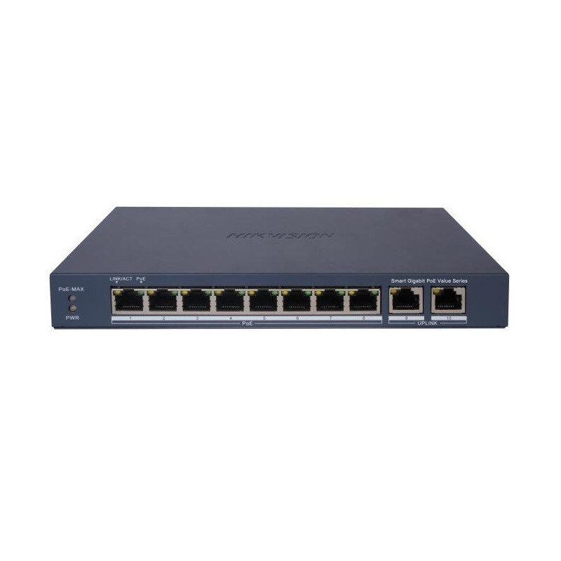 SWITCH CU 10 PORTURI GIGABIT (8 POE)