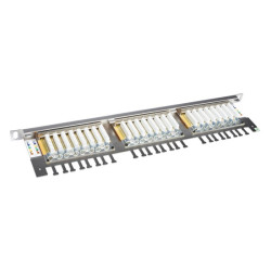 Patch Panel 24 x RJ45 CAT6 STP 0.5U