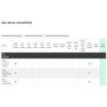 INDICATOR VIZUAL, WIRELESS, EN54-23,EN54-25, NEGRU
