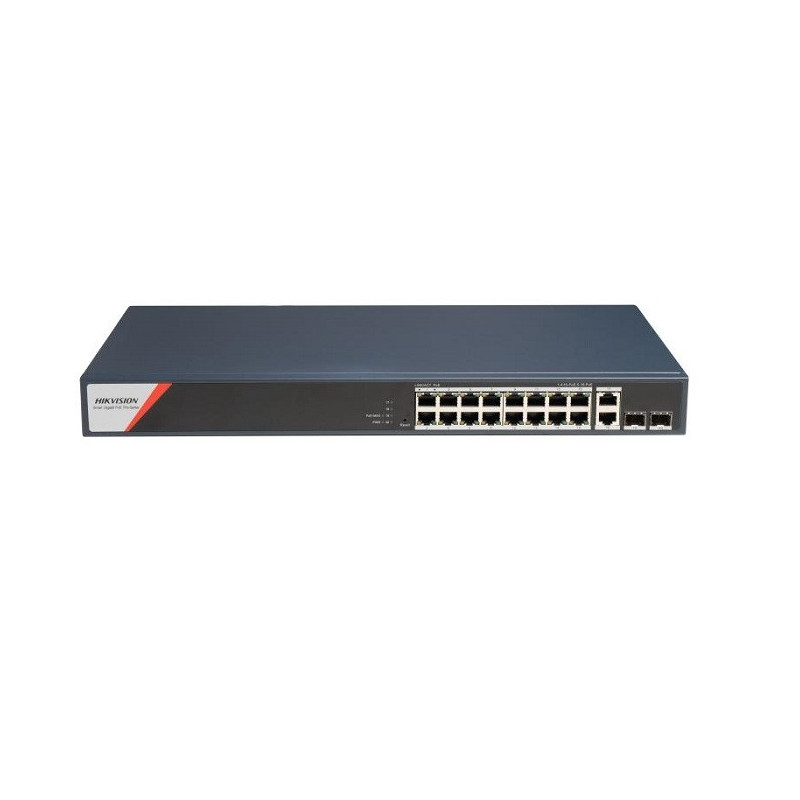 SWITCH CU 20 PORTURI (16 POE, 2 RJ45, 2 SFP)