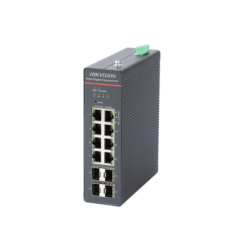 SWITCH MANAGED, 12 PORTURI (8 POE, 4 SFP)