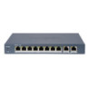 SWITCH UNMANAGED CU 10 PORTURI (8 POE)