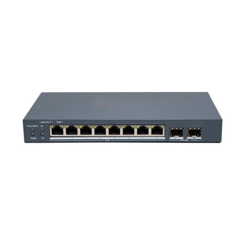 SWITCH SMART MANAGED CU 10 PORTURI G (8 POE)