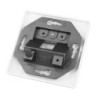 PRIZA PENTRU 1 MODUL TOOLLESS LINE, 80X80MM