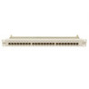 PATCHPANEL 19 INCH CAT.6 ECRANAT 24 X RJ45G