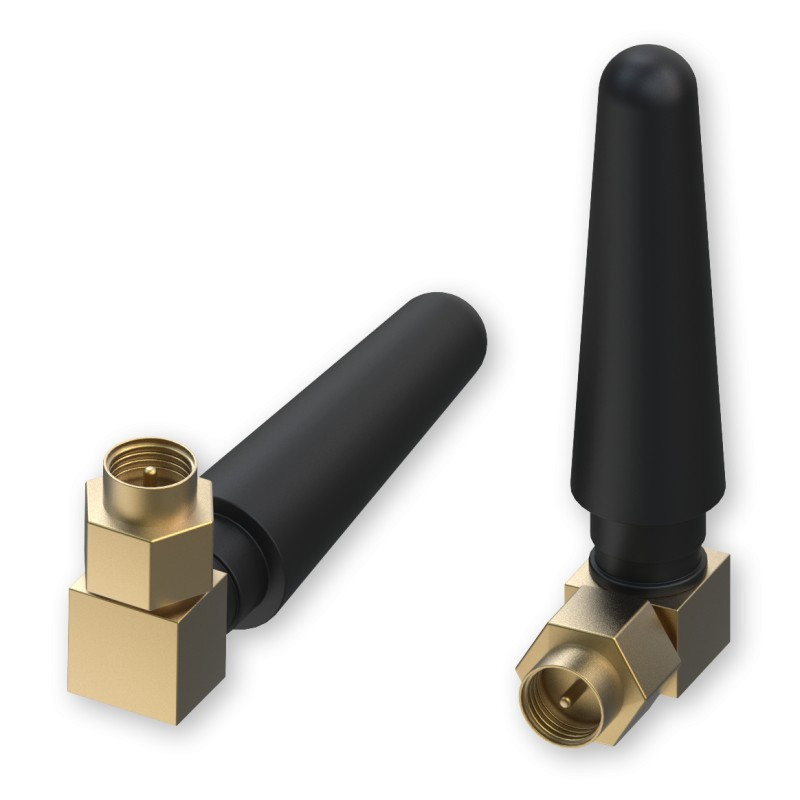 Angled Compact Mobile SMA Antenna