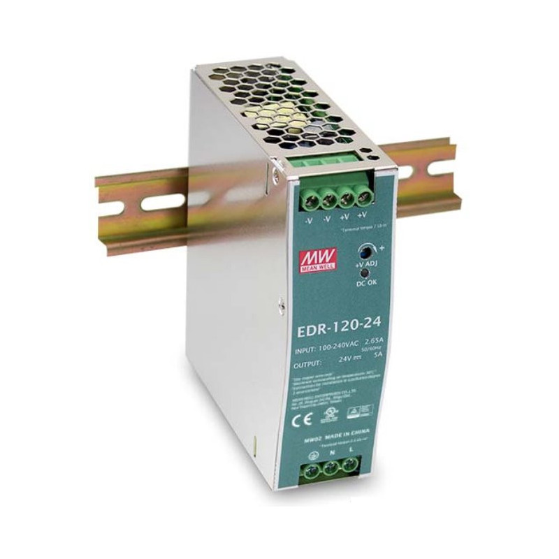EDR-120-24 Switching power supply for DIN rail 120W 24V