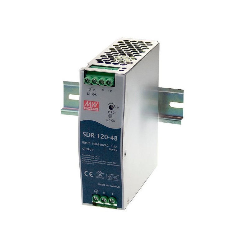 SDR-120-48 Switching power supply for DIN rail, 120W, 48V