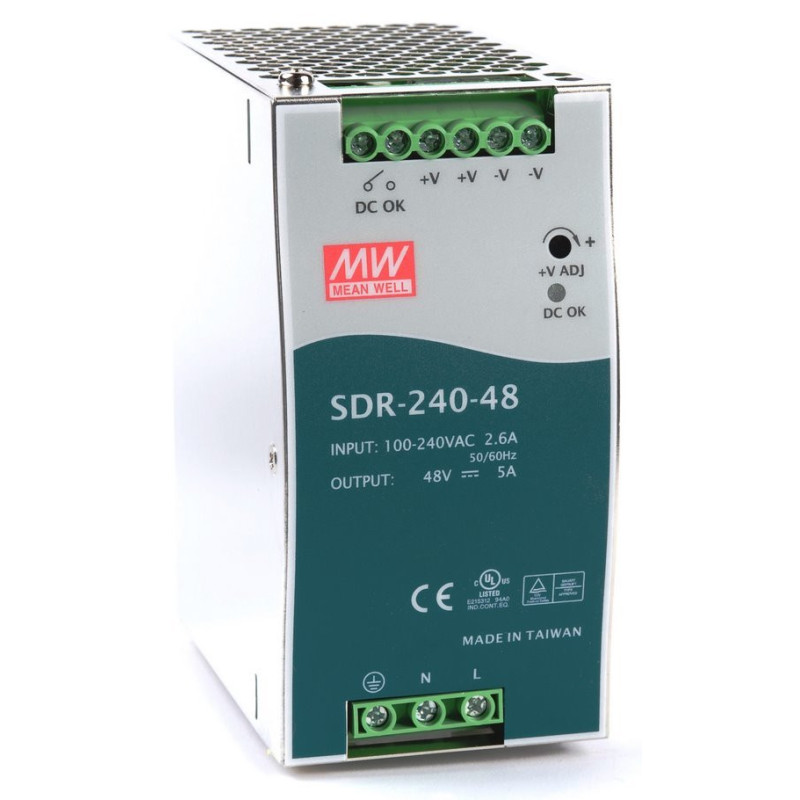 SDR-240-48 Switching power supply for DIN rail, 240W, 48V